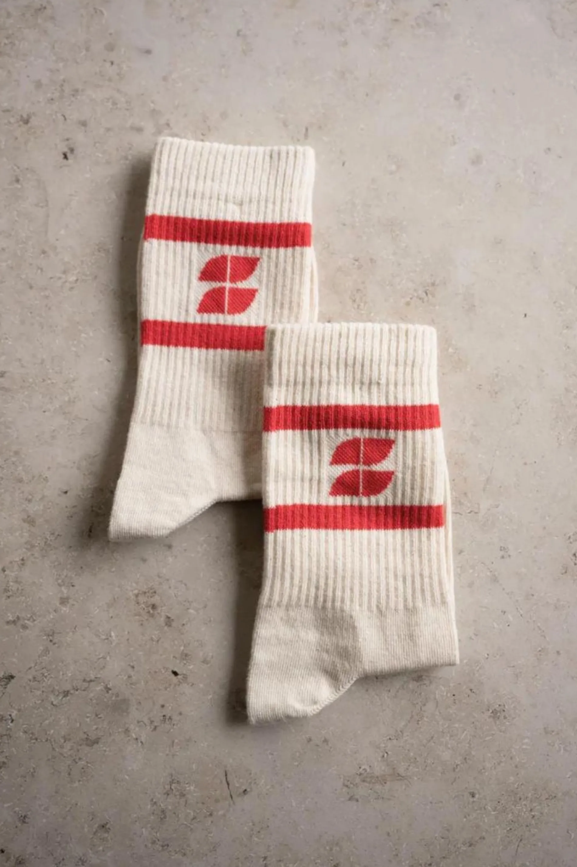 by-bar /socks logo uni e24 rouge Sale