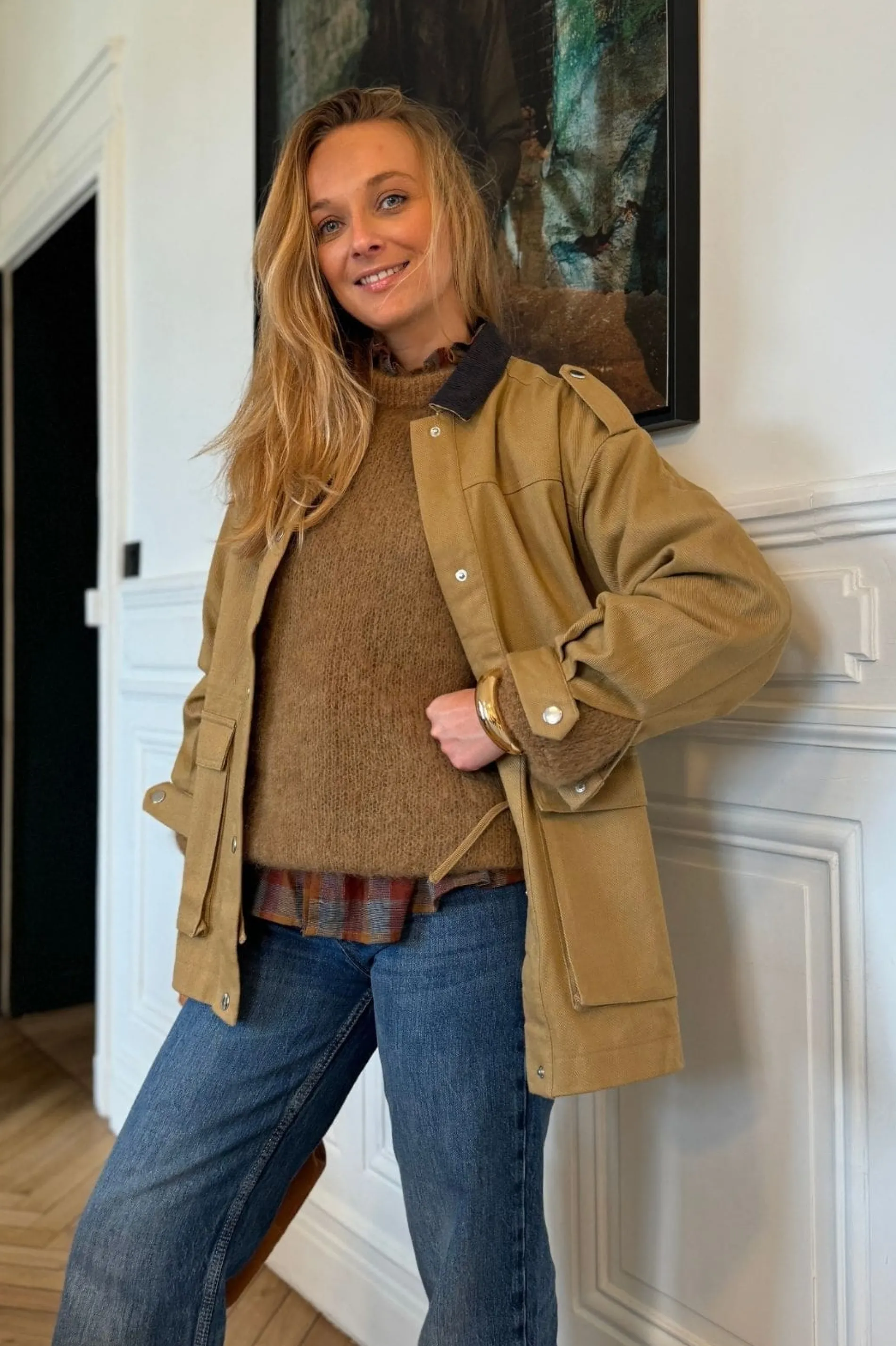 outremesure /veste garance h25 camel Outlet