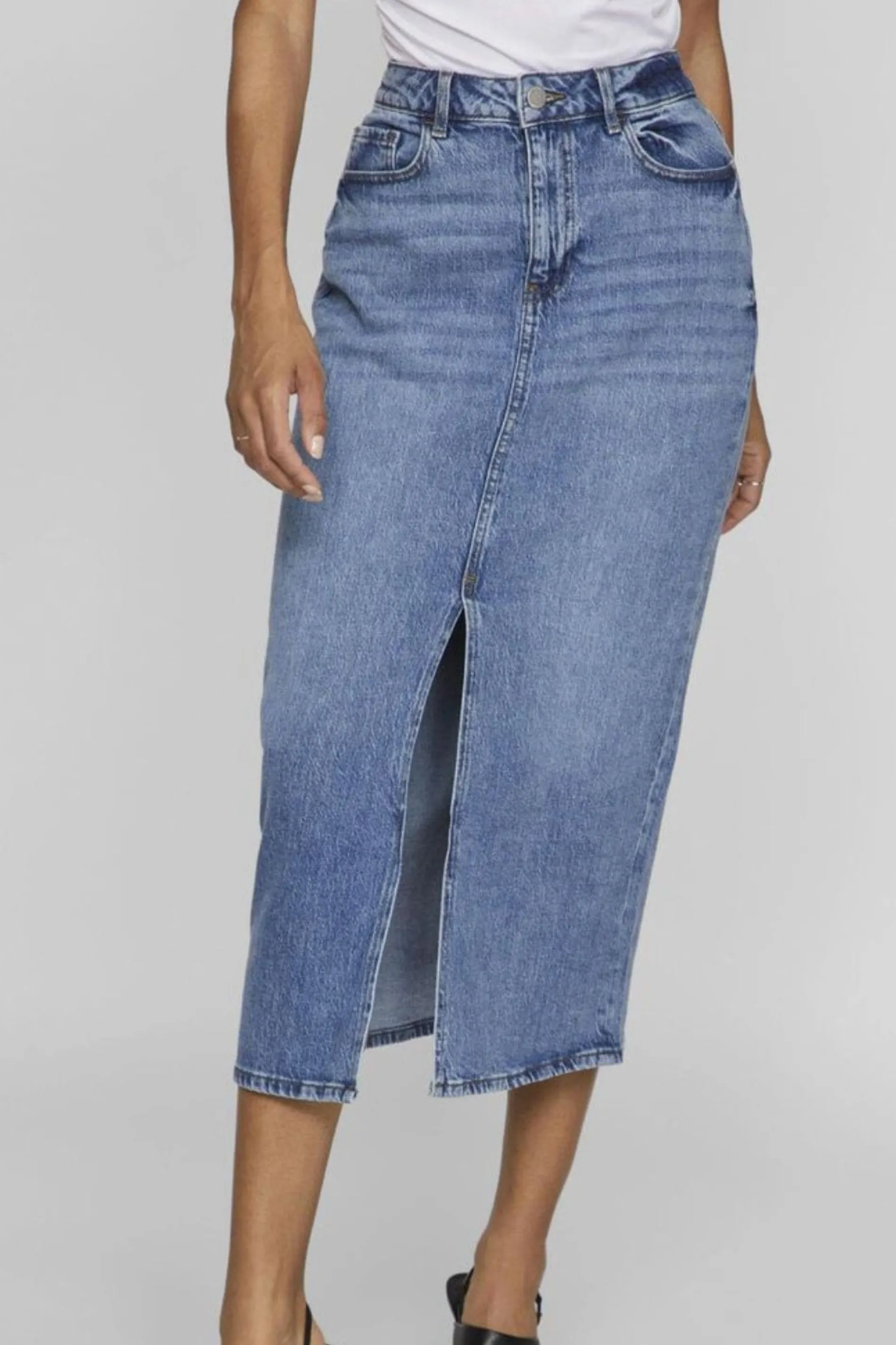 vila /jupe vijaf h25 bleu Best Sale