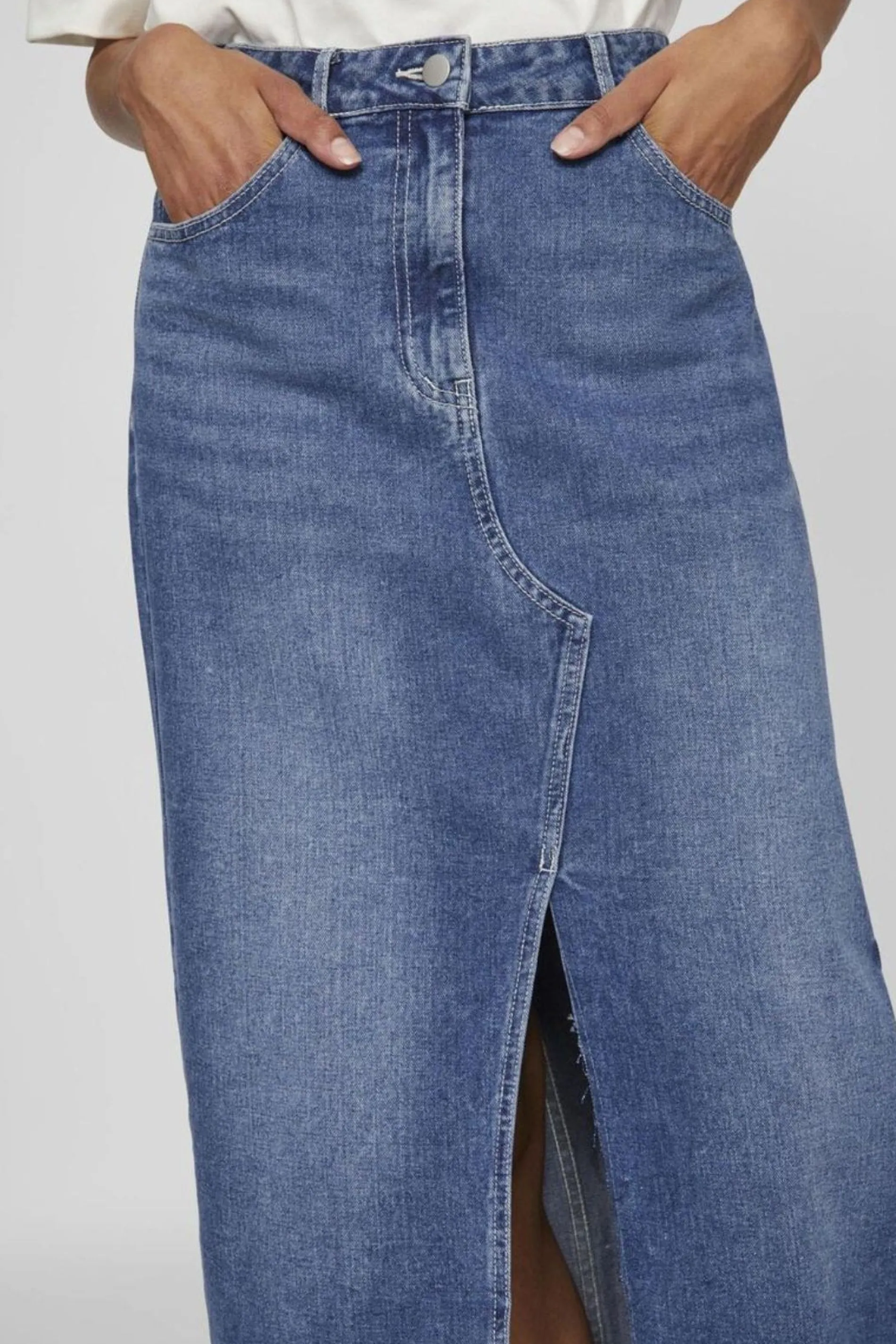 vila /jupe vikov bleu Best Sale