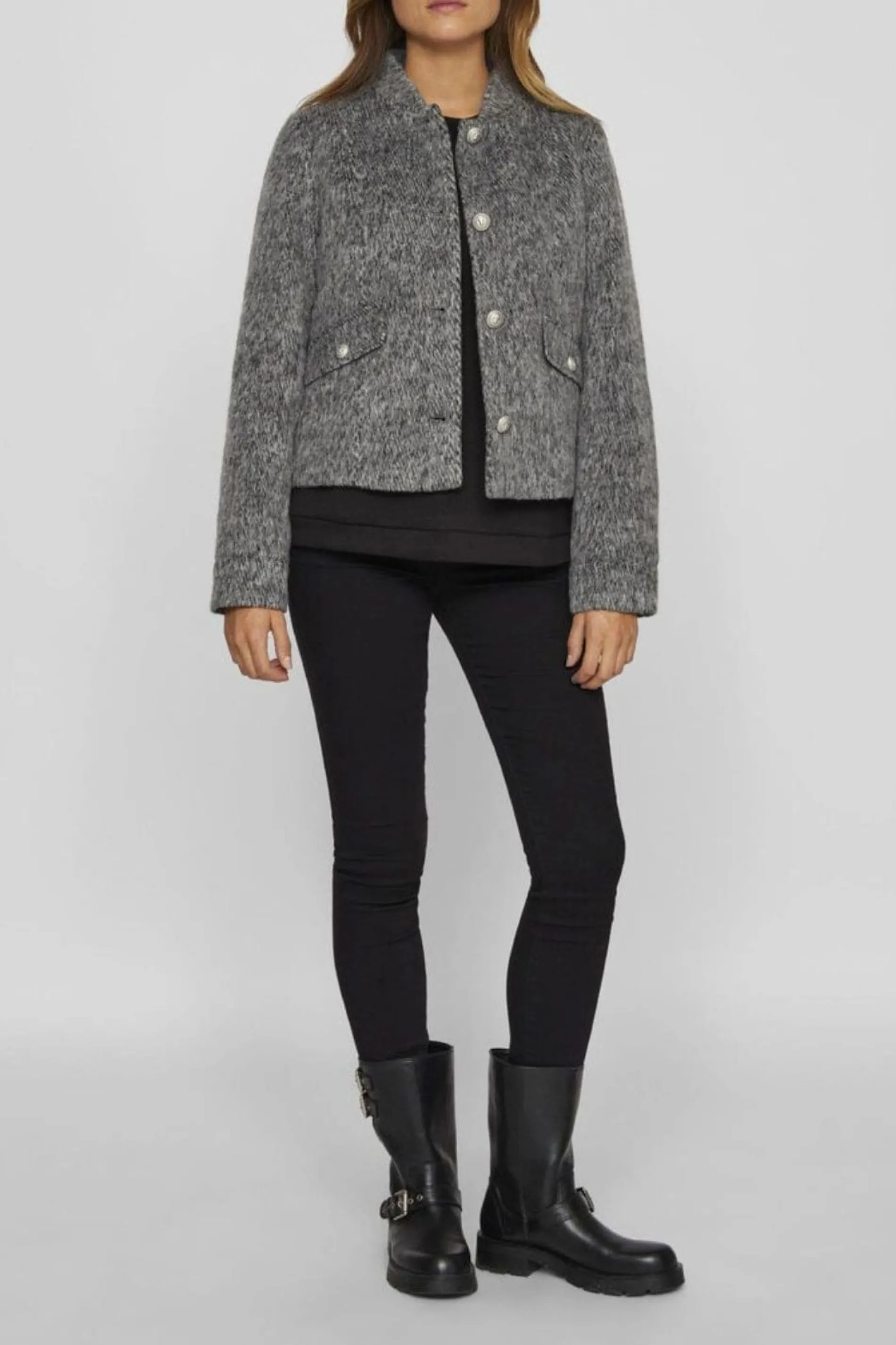 vila /veste vichichi h25 gris Best Sale